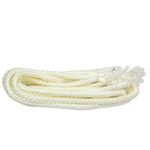 Hammock, 'Night Stripes' (single) - Black & Ivory Hand Woven Hammock from Mexico