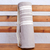 Yogamattentasche aus Baumwolle - Handgewebte Yogamattentasche aus Mexiko in Grau und Weiß