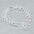 Halskette mit Anhänger aus Baumwolle - Handgefertigte Halskette mit Anhänger aus weißer Baumwolle mit Spitzenmuster