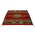 Zapotec wool area rug, 'Dynamic Diamond' (4x6) - Zapotec Wool Area Rug with Diamond Pattern in Red (4x6)