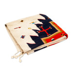 Zapotec wool area rug, 'Serene Landscape' (3x5) - Geometric Patterned 100% Wool Area Rug in Earth Tones (3x5)