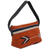 Zapotec wool baguette handbag, 'Pumpkin Arrow' - Hand Made Wool Baguette Handbag in Pumpkin from Mexico