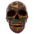 Ceramic sculpture, 'Story of Death' - Handcrafted Multicolor Ceramic Skull Sculpture from Mexico (image 2d) thumbail