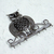 Recycled auto part key rack, 'Gateway Owl' - Upcycled Auto Part Key Rack Owl from Mexico (image 2c) thumbail