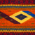 Wool area rug, 'Mariposas Under the Rain' (4x6.5) - Hand Woven Wool Area Rug Multicolored from Mexico (4x6.5) (image 2b) thumbail