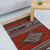 Wool area rug, 'Spice Diamond' (5 x 2.5 feet) - Hand Woven Geometric Wool Area Rug from Mexico (image 2b) thumbail