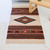 Wool area rug, 'Oaxacan Land' (5 x 2.5 feet) - Hand Woven Geometric Wool Area Rug in Spice from Mexico thumbail
