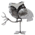 Recycled auto part sculpture, 'Owl on a Branch' - Recycled Auto Part Sculpture of an Owl from Mexico (image 2a) thumbail