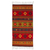 Wool rug, 'Geometric Flower' (2.5x5) - Multicolor Wool Rug with Geometric Pattern (2.5x5) thumbail