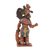 Ceramic sculpture, 'Chaan Muan, Maya Ruler' - Original Sculpture of Bonampak Maya Ruler Signed by Artist (image 2d) thumbail