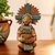 Ceramic sculpture, 'Maya with Pot' - Highly Detailed Original Ceramic Sculpture of a Maya Man (image 2) thumbail