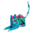 Wood sculpture, 'Excited Cat in Teal' - Copal Wood Alebrije Cat Sculpture in Teal from Mexico (image 2d) thumbail