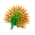 Copal wood alebrije, 'Cute Porcupine' - Yellow and Green Copal Wood Alebrije Porcupine Sculpture (image 2a) thumbail
