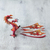 Wood alebrije sculpture, 'Mexican Dragon in Red' - Copal Wood Alebrije Sculpture of Dragon in Red and Orange (image 2d) thumbail