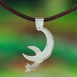 Sterling silver pendant necklace, 'Taxco Scorpio' - Taxco Sterling Silver Scorpio Pendant Necklace from Mexico