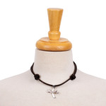 Sterling silver pendant necklace, 'Libra Moon' - Taxco Sterling Silver Libra Pendant Necklace from Mexico