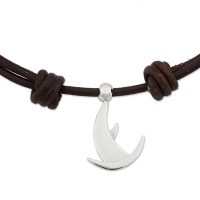 Halskette mit Anhänger aus Sterlingsilber - Taxco Halskette mit Jungfrau-Anhänger aus Sterlingsilber aus Mexiko