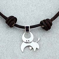 Featured review for Sterling silver pendant necklace, Taurus Moon