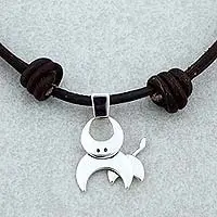 Featured review for Sterling silver pendant necklace, Taurus Moon