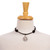Sterling silver pendant necklace, 'Omelotl' - Taxco Sterling Silver and Leather Pendant Necklace