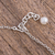 Cultured pearl pendant necklace, 'Taxco Brilliance' - Taxco Cultured Pearl and Silver Pendant Necklace from Mexico (image 2d) thumbail