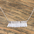 Sterling silver pendant necklace, 'Chime Garland' - Sterling Silver Pendant Necklace by Mexican Artisans (image 2d) thumbail