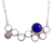 Lapis lazuli pendant necklace, 'Blue Bubble' - Lapis Lazuli and Sterling Silver Mexican Pendant Necklace (image 2a) thumbail