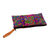 Silk wristlet, 'Flower Kaleidoscope' - Multicolored Embroidered Silk Floral Wristlet from Mexico (image 2f) thumbail