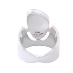 Turquoise cocktail ring, 'Imperial Crown' - Turquoise and Sterling Silver Cocktail Ring from Mexico