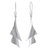 Silver dangle earrings, 'Freedom of Movement' - High-Polish 950 Silver Dangle Earrings from Mexico (image 2a) thumbail