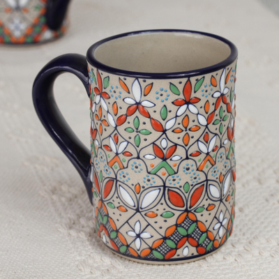 Ceramic mug, Playful Flora