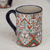 Ceramic mug, 'Playful Flora' - Multicolored Ceramic Mug Crafted in Mexico thumbail