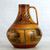 Ceramic decorative vase, 'Legacy of the North' - Handcrafted Vintage Style Ceramic Pitcher Vase from Mexico (image 2c) thumbail