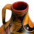 Ceramic decorative vase, 'Legacy of the North' - Handcrafted Vintage Style Ceramic Pitcher Vase from Mexico (image 2e) thumbail