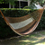 Hammock, 'Near the Sea' (double) - Handwoven Mayan Striped Double Hammock in Brown from Mexico thumbail