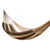 Hammock, 'Near the Sea' (double) - Handwoven Mayan Striped Double Hammock in Brown from Mexico (image 2a) thumbail