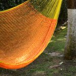 Hammock, 'Daffodil Dreams' (double) - Handwoven Double Maya Hammock in Daffodil from Mexico