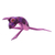Wood alebrije sculpture, 'Ballerina Frog' - Hand-Painted Purple Frog Wood Alebrije Sculpture from Mexico (image 2f) thumbail