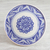 Majolica ceramic cake stand, 'Floral Tradition' (12 inch) - Handcrafted Blue Floral Ceramic Cake Stand (12 Inch) (image 2c) thumbail
