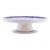 Majolica ceramic cake stand, 'Floral Tradition' (12 inch) - Handcrafted Blue Floral Ceramic Cake Stand (12 Inch) (image 2f) thumbail