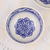 Ceramic bowls, 'Floral Tradition' (pair) - Two Hand-Painted Majolica Ceramic Floral Bowls from Mexico (image 2b) thumbail