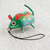 Wood alebrije ornaments, 'Colorful Mice' (set of 5) - Five Hand-Painted Mouse Alebrije Ornaments from Mexico (image 2e) thumbail