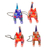 Wood alebrije ornaments, 'Colorful Squirrels' (set of 4) - Four Hand-Painted Squirrel Alebrije Ornaments from Mexico (image 2b) thumbail