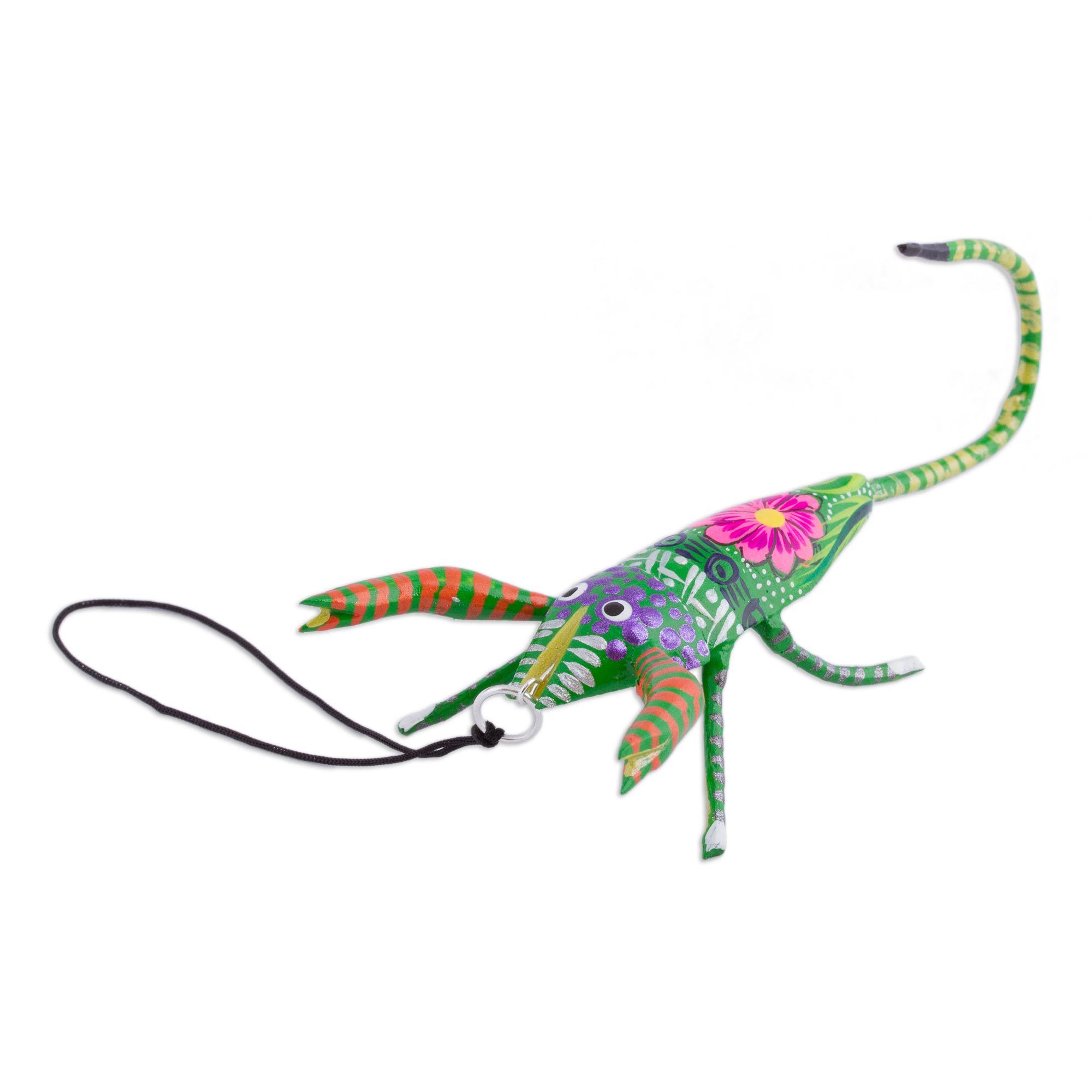 Five Hand-Painted Scorpion Alebrije Ornaments from Mexico - Colorful ...
