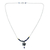 Lapis lazuli pendant necklace, 'Serenity Dove' - Lapis Lazuli and Silver Dove Pendant Necklace from Mexico (image 2b) thumbail