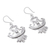 Sterling silver dangle earrings, 'Make a Statement' - Sterling Silver Fashionable Dangle Earrings from Mexico (image 2d) thumbail