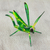 Wood alebrije sculpture, 'Green Good Luck Cricket' - Wood Alebrije Cricket Sculpture in Green from Mexico (image 2c) thumbail