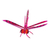 Wood alebrije sculpture, 'Sweet Freedom in Pink' - Handcrafted Pink Copal Wood Dragonfly Sculpture from Mexico (image 2e) thumbail