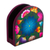 Wood napkin holder, 'Flowering Tradition' - Hand-Painted Copal Wood Napkin Holder from Mexico (image 2d) thumbail