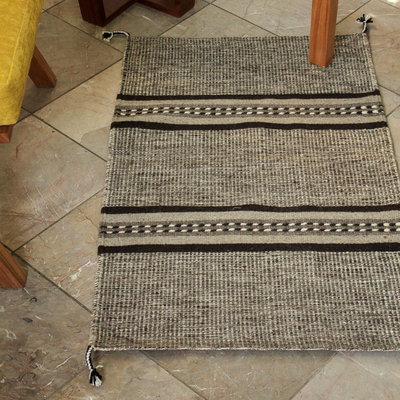 Wool area rug, Land of my People (2x3)